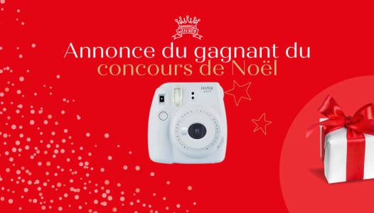 Et le grand gagnant du concours de Noël est...